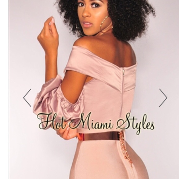 Hot Miami style pink top - Picture 3 of 8